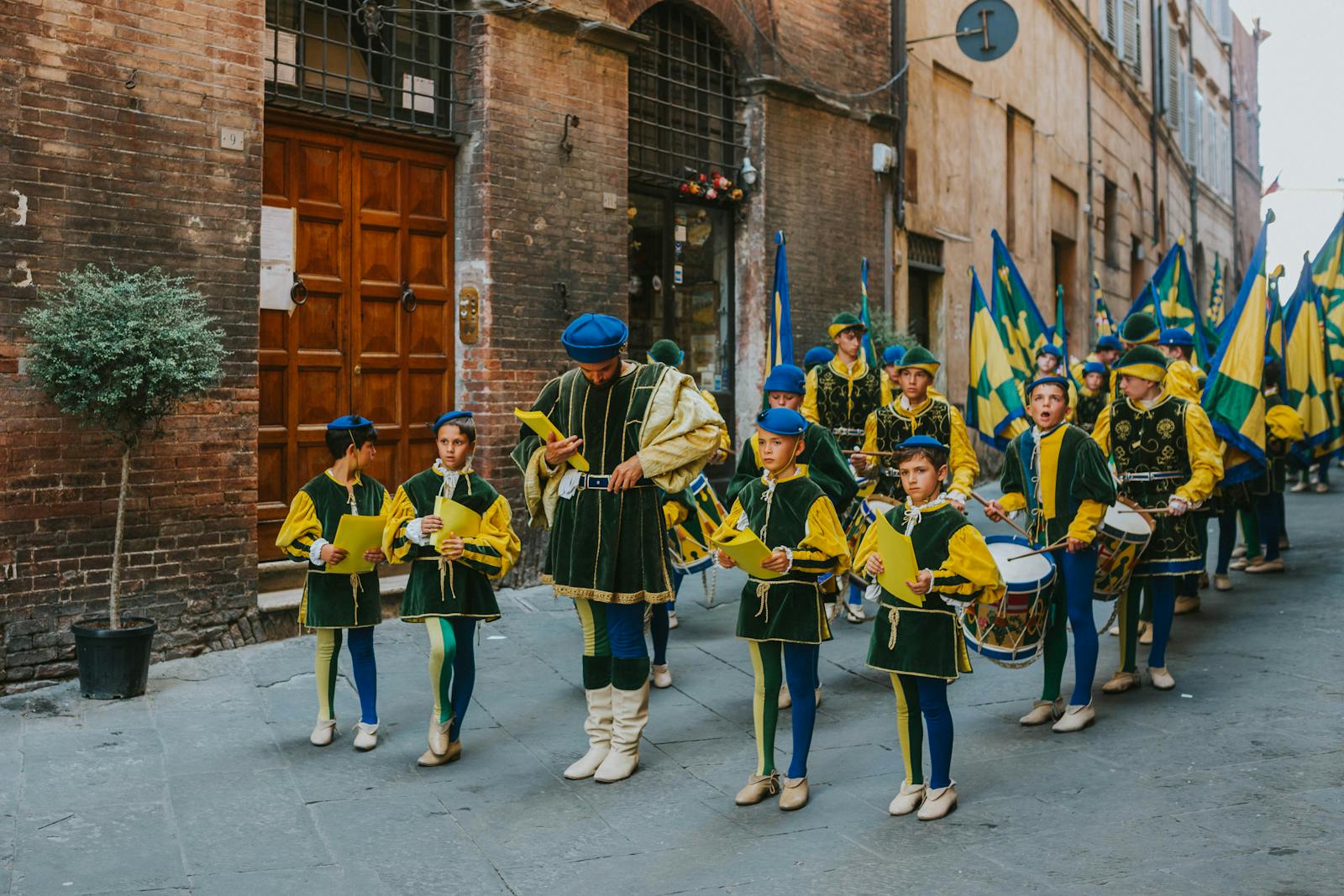 Children in Costumes at Historic Parade